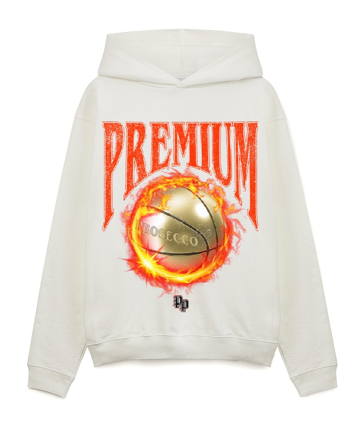 PREMIUM B-BALL HOODIE (WHITE)
