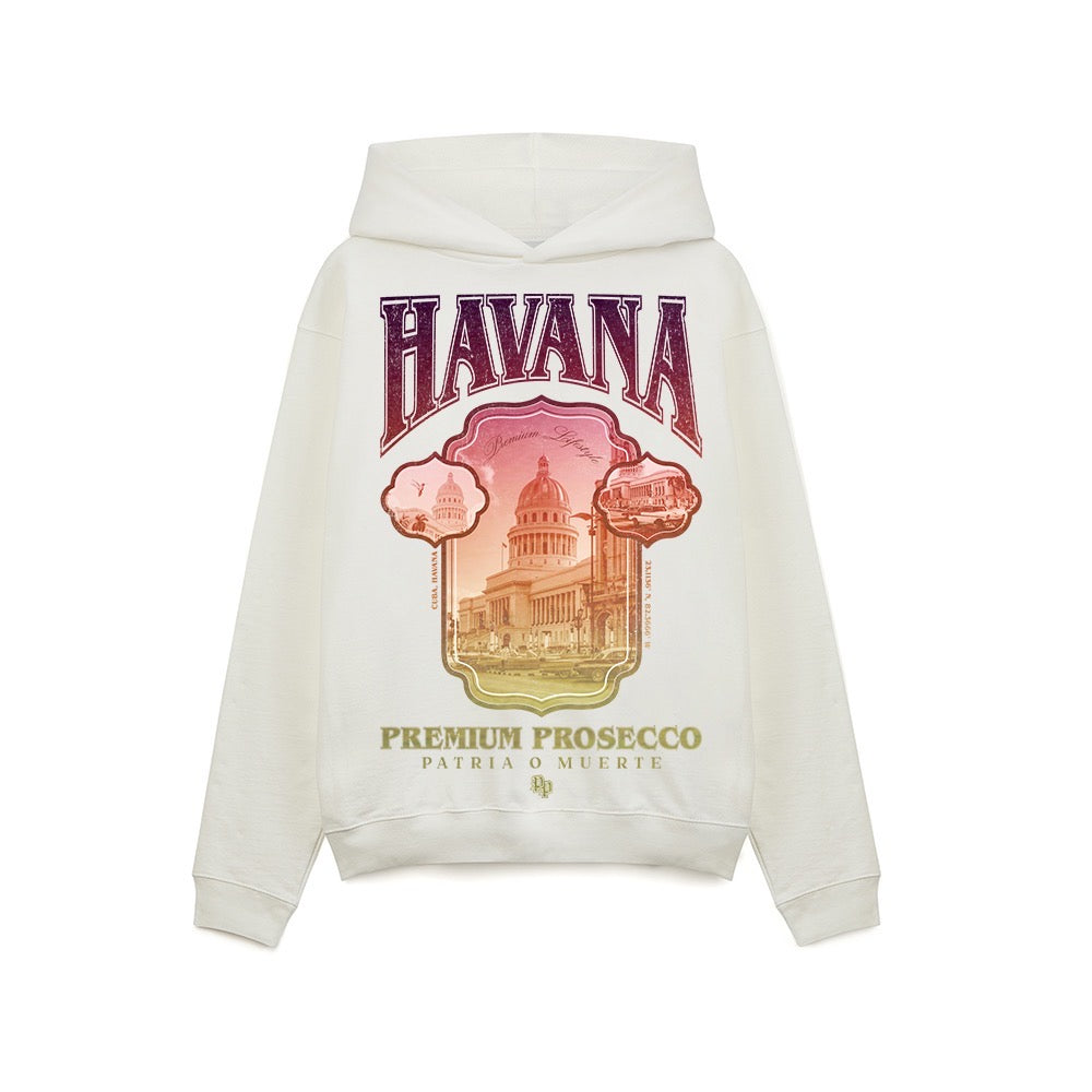 PREMIUM GOTHIC P CHENILLE HOODIE (GREY)