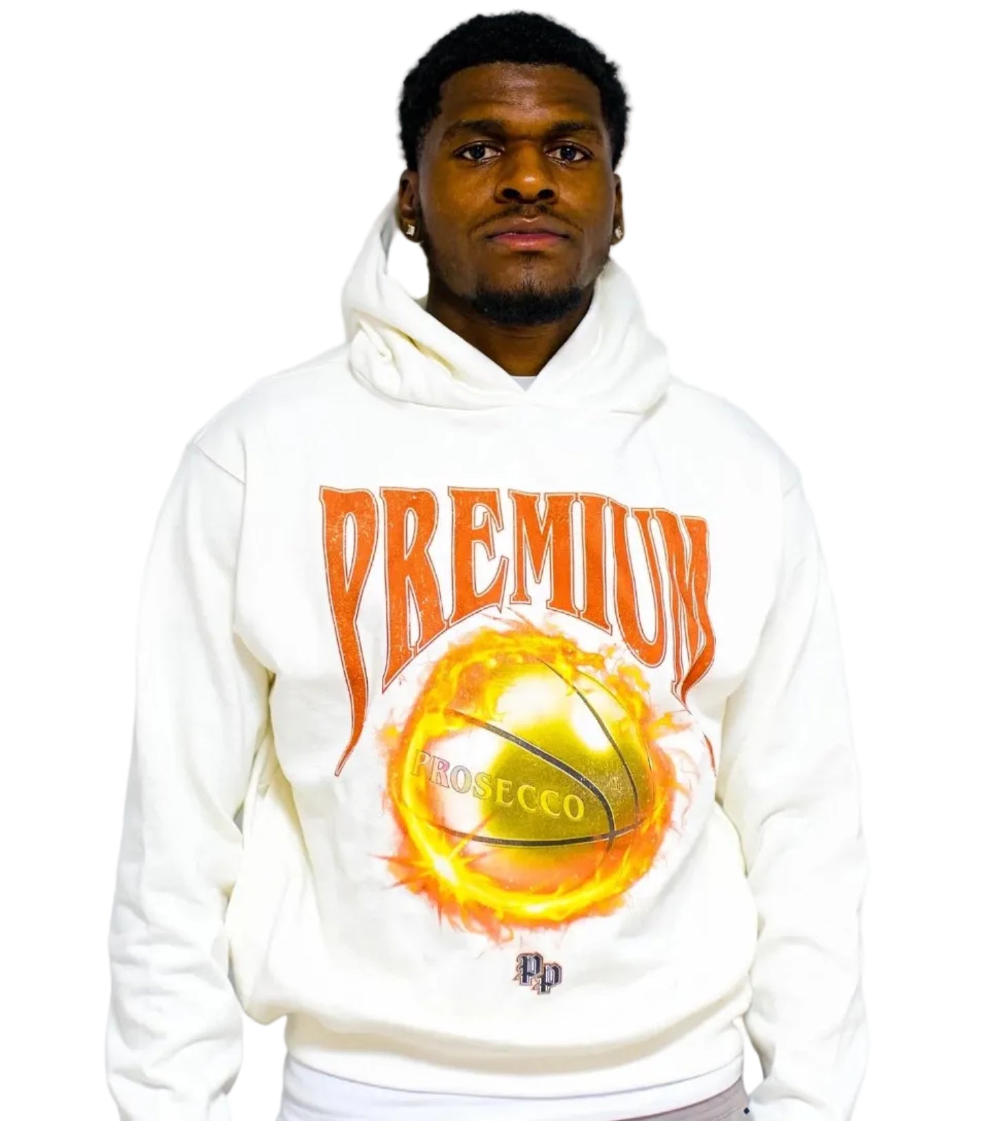 PREMIUM B-BALL HOODIE (WHITE)