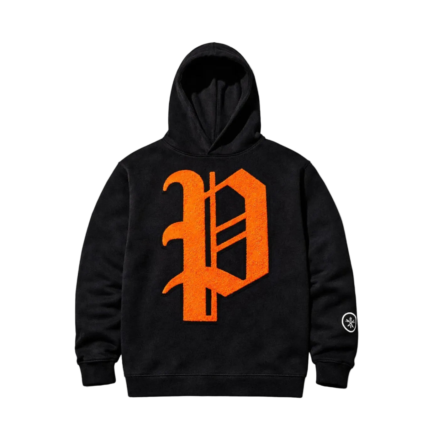 PREMIUM CHENILLE PATCH HOODIE (BLACK)