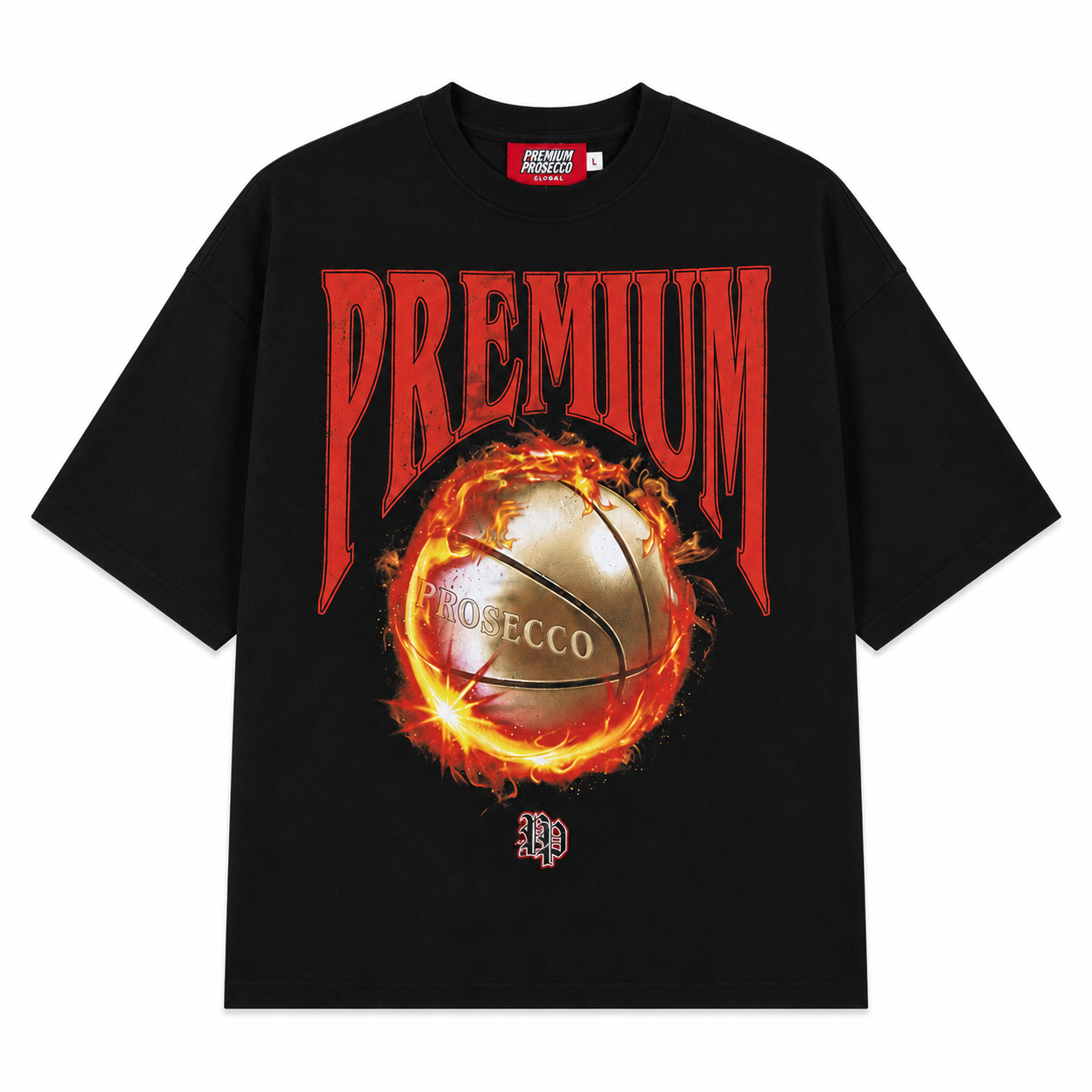 PREMIUM B-BALL T-SHIRT (BLACK)