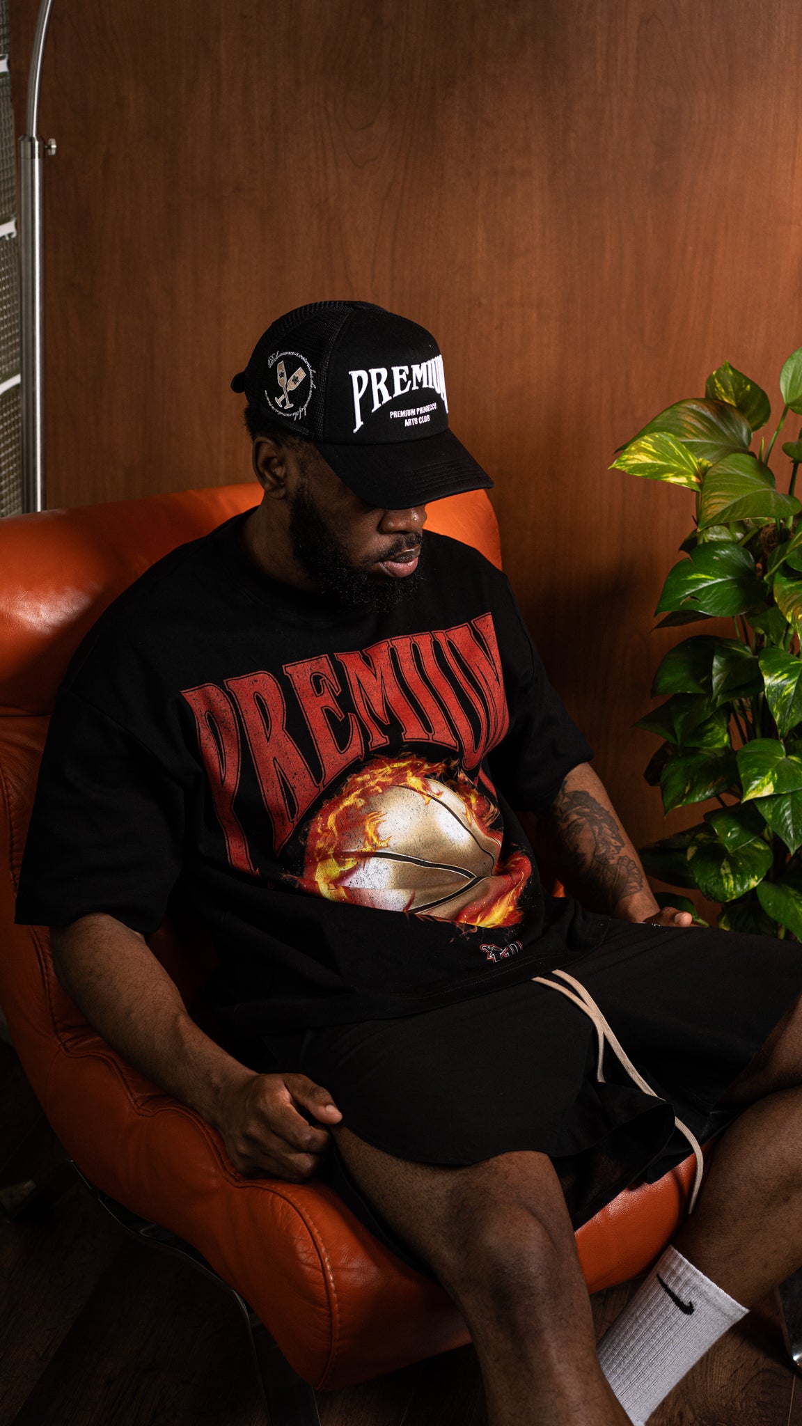 PREMIUM B-BALL T-SHIRT (BLACK)
