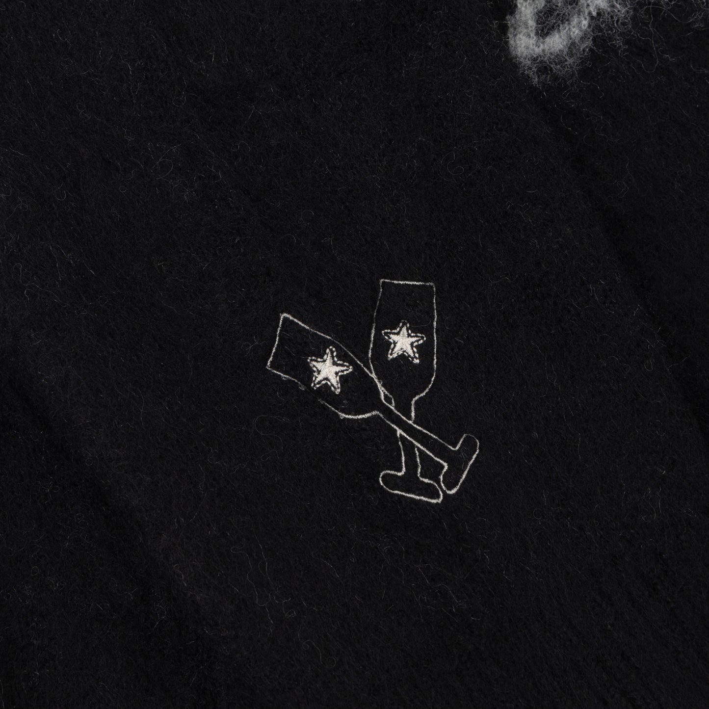 PREMIUM MOHAIR HOODIE (BLACK)