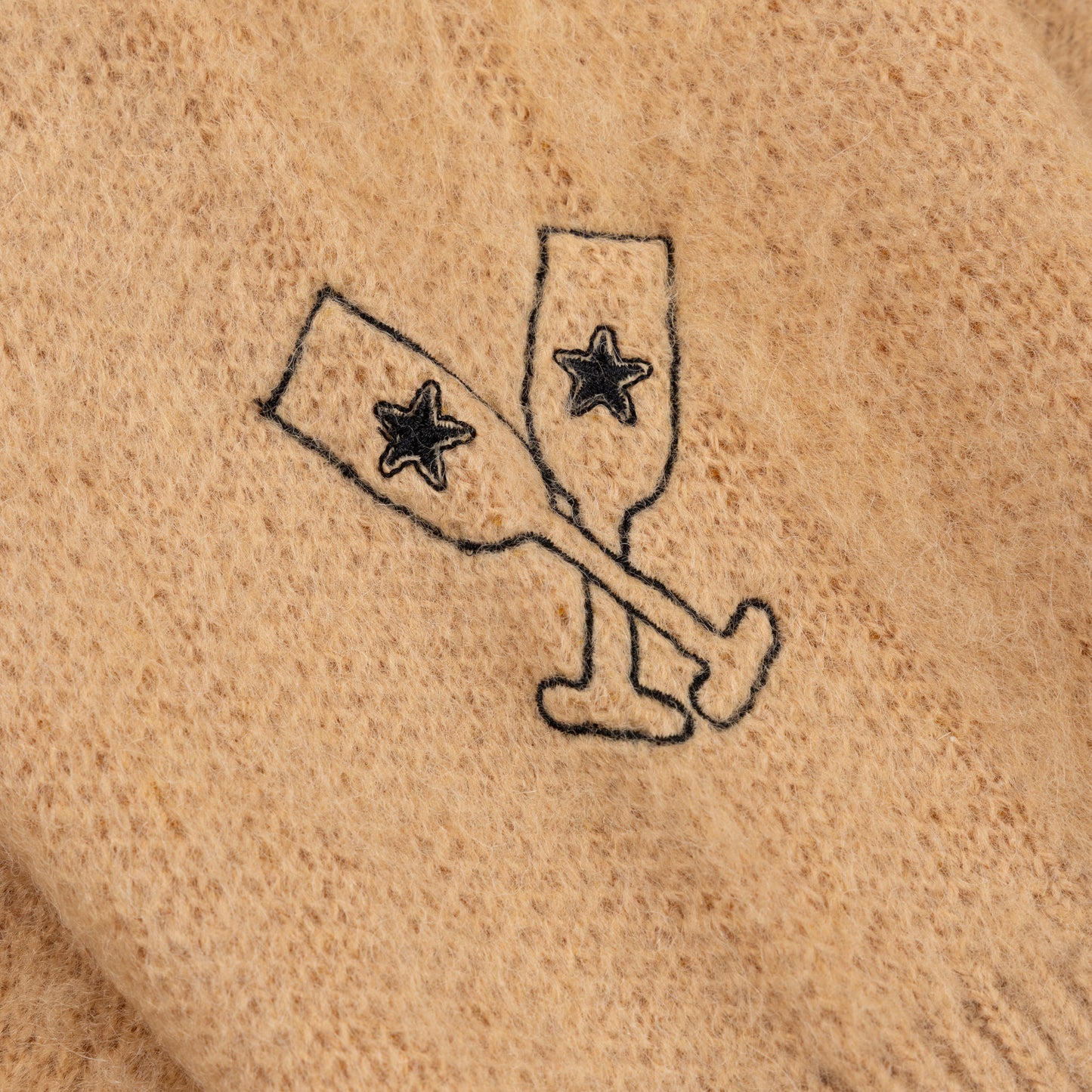 PREMIUM MOHAIR HOODIE (BEIGE)