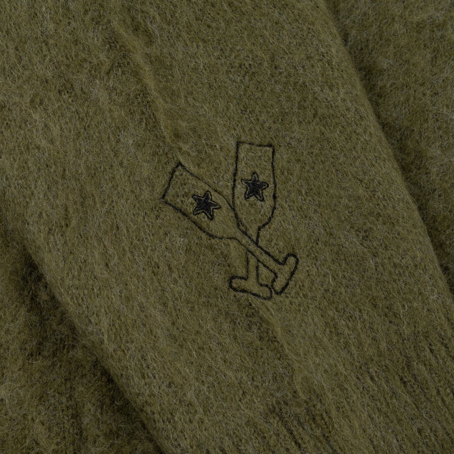 PREMIUM MOHAIR HOODIE (KHAKI)