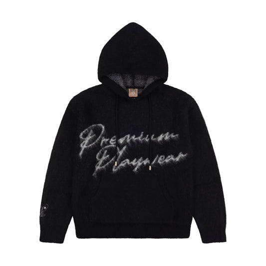 PREMIUM MOHAIR HOODIE (BLACK)