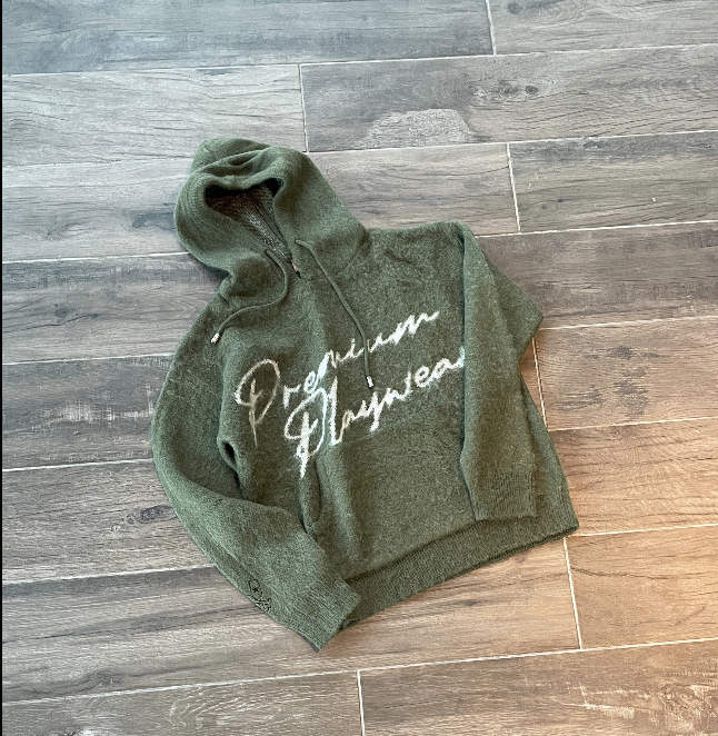 PREMIUM MOHAIR HOODIE (KHAKI)